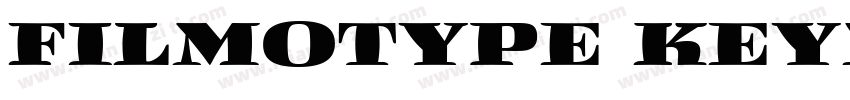 Filmotype Keynote字体转换